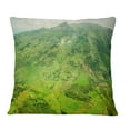 thumbnail image 1 of Designart Highlands around Addis Ababa - Landscape Printed Throw Pillow - 18x18, 1 of 1