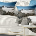 thumbnail image 1 of Designart Hiking to Vulkan Quetrupillan - Landscape Printed Throw Pillow - 12x20, 1 of 5