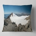 thumbnail image 1 of Designart Hiking to Vulkan Quetrupillan - Landscape Printed Throw Pillow - 18x18, 1 of 4