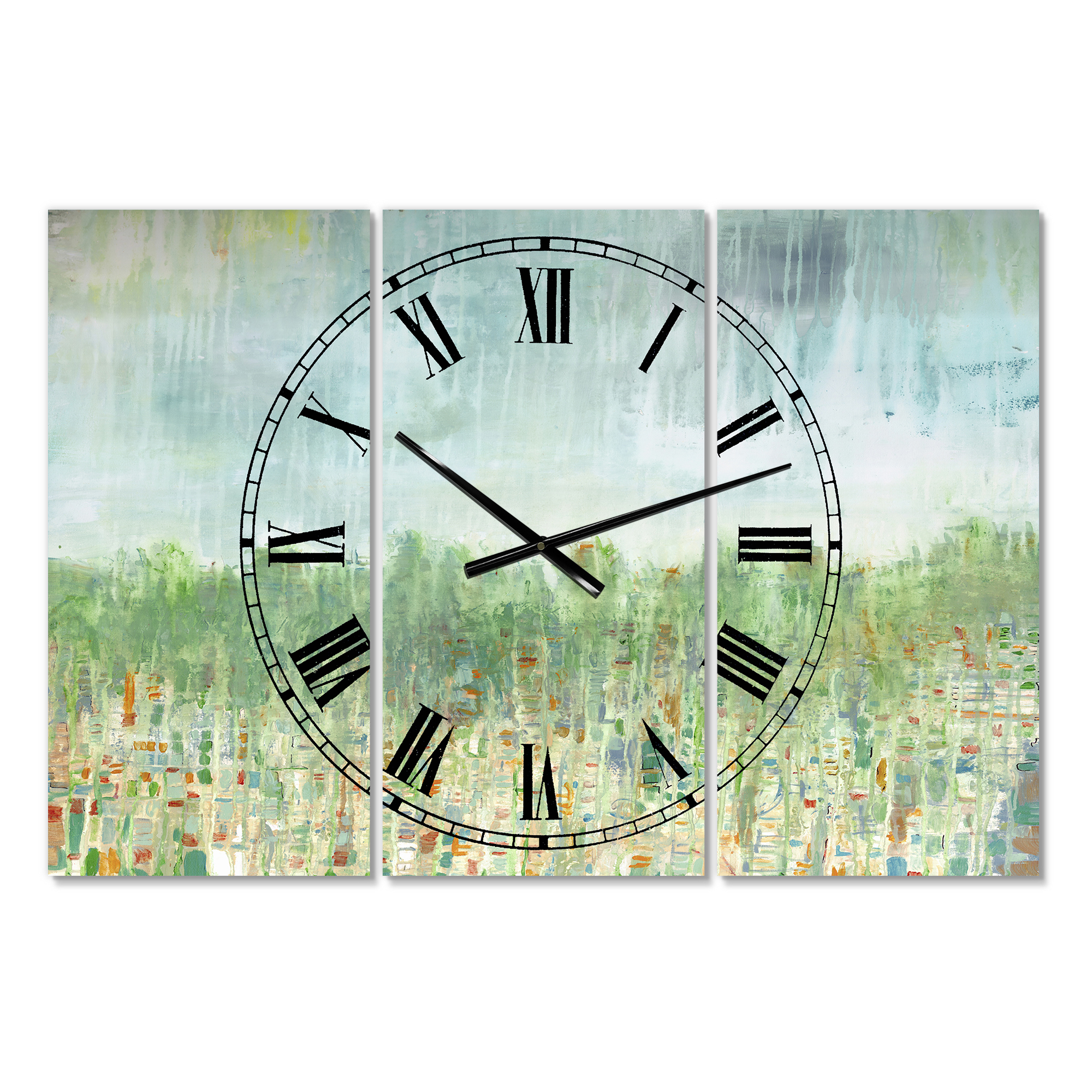 Designart 'Hints Of Autumn' Large Modern Wall Clock