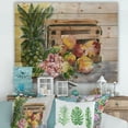 thumbnail image 1 of Designart 'Historic Fruits V' Farmhouse Print on Natural Pine Wood, 1 of 5