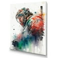 thumbnail image 1 of Designart Hockey Goalie During Game II Canvas Wall Art, 1 of 5