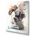 thumbnail image 1 of Designart Hockey Goalie On Ice During Game II Canvas Wall Art, 1 of 5