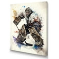 thumbnail image 1 of Designart Hockey Goalie V Canvas Wall Art, 1 of 5