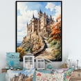thumbnail image 1 of Designart "Hohenzollern Castle in Germany" Cityscapes Floater Framed Wall Decor, 1 of 7