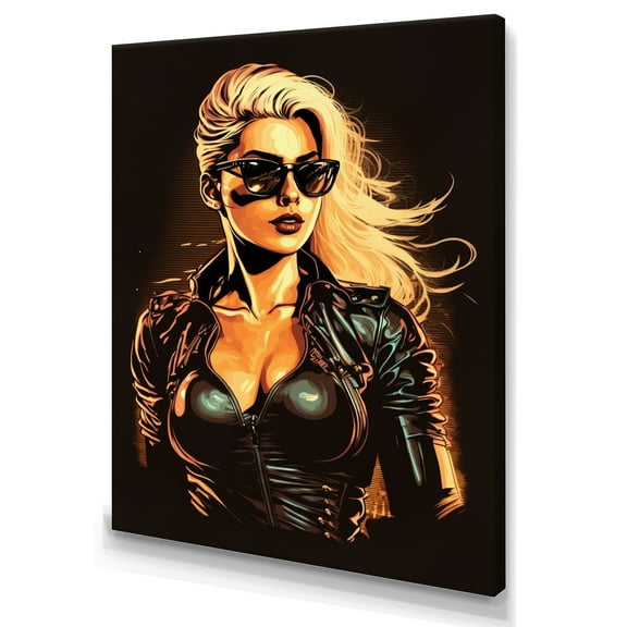 Designart Hollywood Bombsell IV Canvas Wall Art