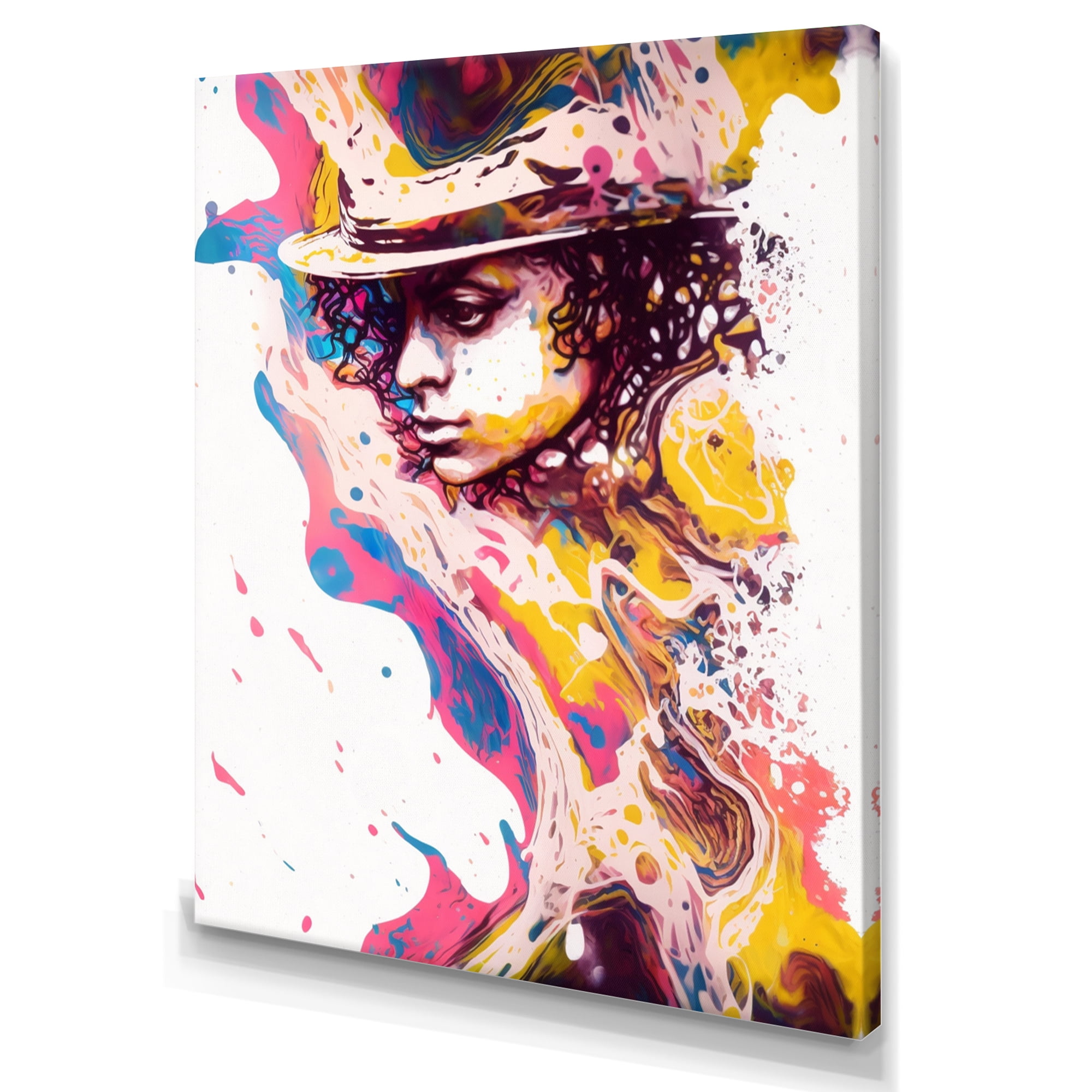 Designart Hollywood Musician IV Canvas Wall Art