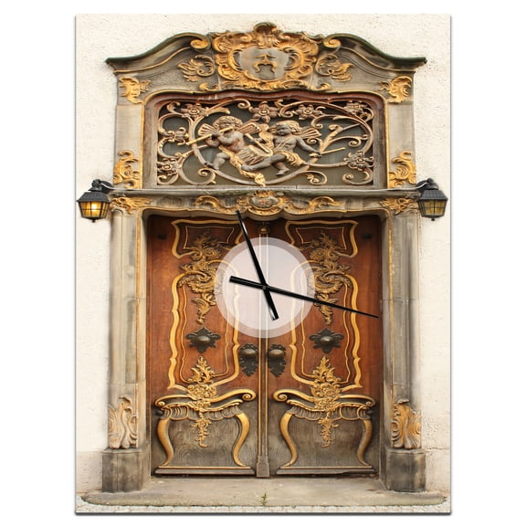 Designart 'Holographic Pattern' Modern Wall Clock