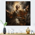 thumbnail image 1 of Designart "Holy Resurrection Religious Scene" Christianity Canvas Art Print, 1 of 7