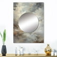 thumbnail image 1 of Designart "Horizon Of Mystic Grey Clouds" Coffee Mirror Wall Decor - Traditional Grey Food & Beverage Large Mirror For Wall Art Decor - 32" x 24" Inch, 1 of 5