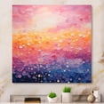 thumbnail image 1 of Designart "Horizon in Blush I" Abstract Landscape Canvas Print, 1 of 5