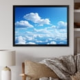 thumbnail image 1 of Designart "Horizon of Paradise Sky's Embrace III" Landscapes Framed Wall Art Decor - Traditional White Sky Living Room Framed Canvas Art, 1 of 6