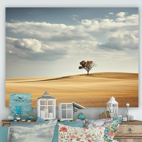 Designart "Horizons Endless In Prairies" Prairies Canvas Wall Art