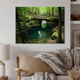 thumbnail image 1 of Designart "Hot Spring National Park Arkansas Natural Oasis" Landscapes Metal Wall Art Prints, 1 of 5