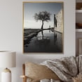 thumbnail image 1 of Designart "House By The Tree Tranquility" Aquariums Floater Framed Wall Art Prints, 1 of 5