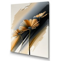 Designart Hyperrealistic Daisy Flowers IV Canvas Wall Art