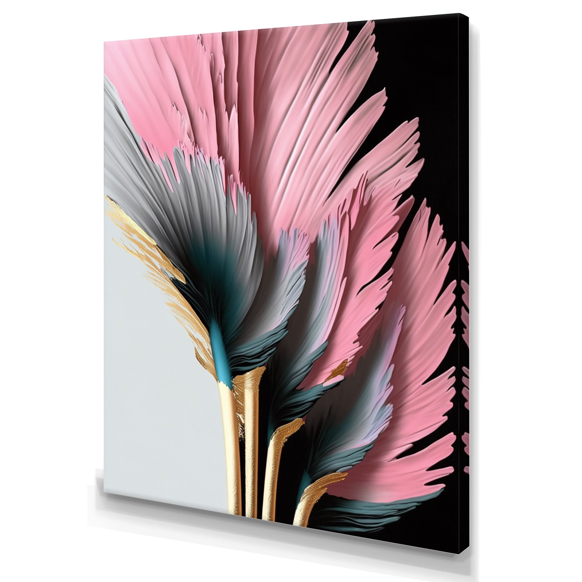 Designart Hyperrealistic Gerbera Flowers III Canvas Wall Art