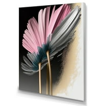 Designart Hyperrealistic Gerbera Flowers V Canvas Wall Art
