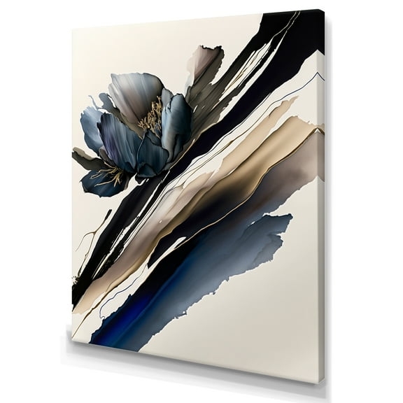 Designart Hyperrealistic Peony Flowers I Canvas Wall Art