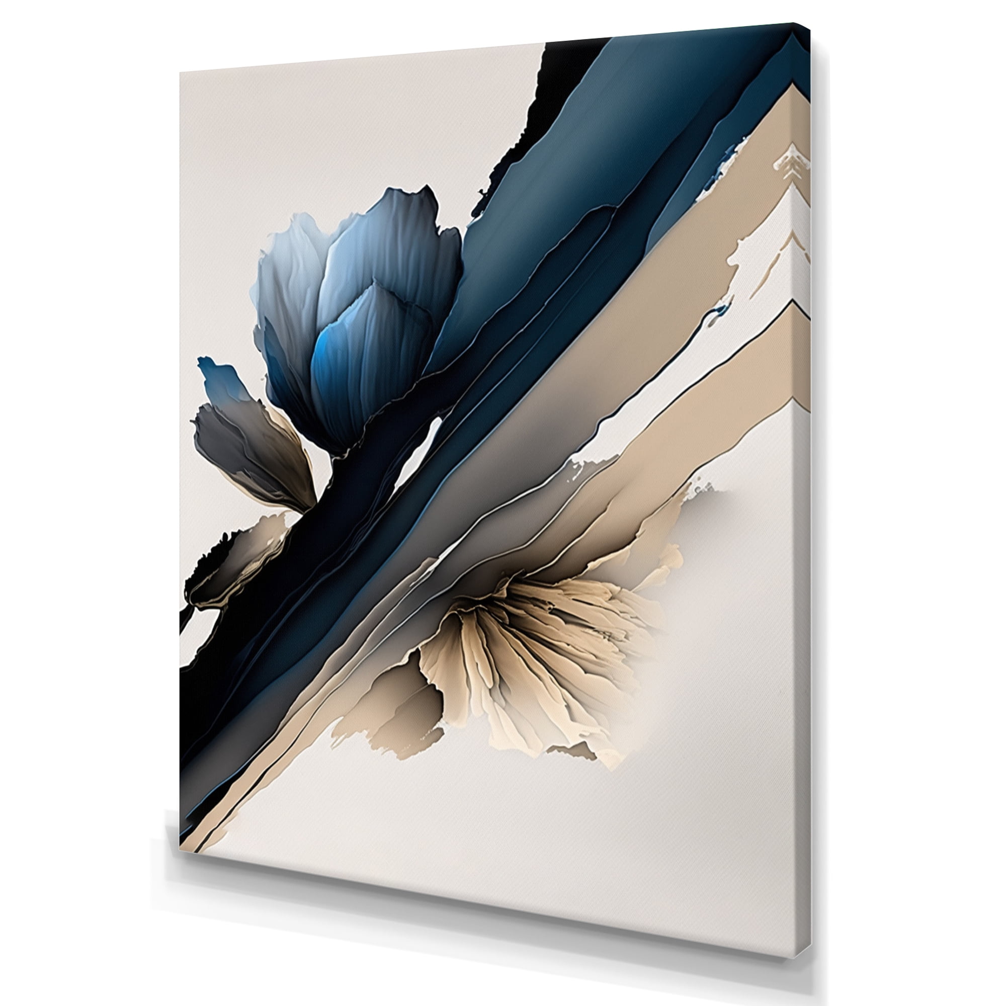 Designart Hyperrealistic Peony Flowers III Canvas Wall Art