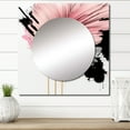thumbnail image 1 of Designart "Hyperrealistic Pink Gerbera Daisy Blossoms IV" Floral Daisy Square Mirror For Wall Decor - Large Pink Square Printed Wall Mirror Art - Wall Mounted Square Large Mirror, 1 of 5