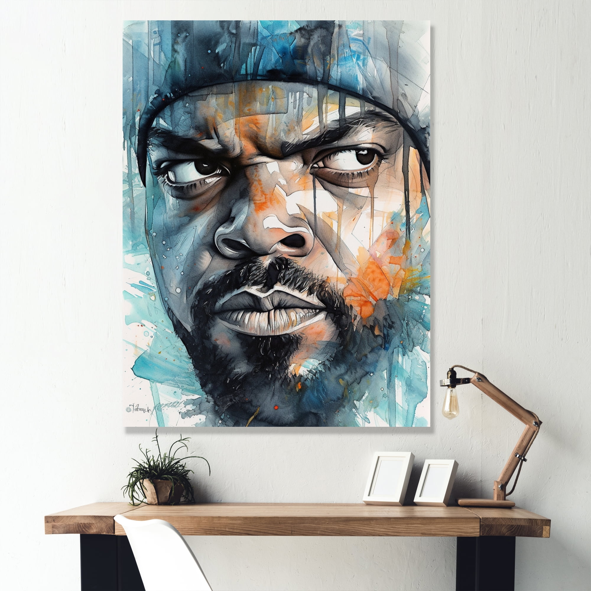 Designart Ice Illustration Celebrity Wall Art For Bathroom Walmart Designart ice illustration celebrity wall art for bathroom walmart