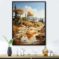 thumbnail image 1 of Designart "Iconic Dome Of The Rock In Jerusalem" Islam Floater Framed Wall Decor, 1 of 5