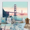 thumbnail image 1 of Designart "Iconic Golden Gate Bridge in San Francisco II" City Metal Wall Art Prints, 1 of 5