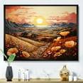 thumbnail image 1 of Designart "Illusion of Canyons II" Canyon Floater Framed Wall Decor, 1 of 7
