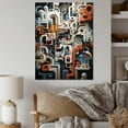 thumbnail image 1 of Designart "Illusory Reflections Black and White Opt Art I" Abstract Wall Decor, 1 of 5