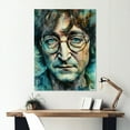 thumbnail image 1 of Designart "Illustration of John" Celebrity Metal Wall Art, 1 of 5