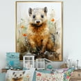 thumbnail image 1 of Designart "Imaginative Beaver Fantasy" Animals Beaver Floater Framed Canvas Prints, 1 of 5