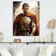 thumbnail image 1 of Designart "Imperial Portrait Emperor Tiberius painting" Emperor Metal Wall Art, 1 of 5