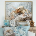thumbnail image 1 of Designart "Impression Of Crayfish In Minimalism" Crayfish Floater Framed Canvas Art Print, 1 of 5