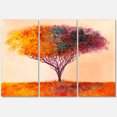 thumbnail image 1 of Designart ' Impressionist Landscape Colorful Abstract Tree ' Modern Canvas Wall Art Print, 1 of 3