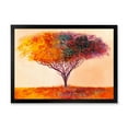 thumbnail image 1 of Designart 'Impressionist Landscape Colorful Abstract Tree' Modern Framed Art Print, 1 of 4
