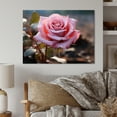 thumbnail image 1 of Designart "In Pink Flowers Serenity painting" Floral Metal Wall Decor, 1 of 5