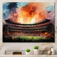 thumbnail image 1 of Designart "In Spotlight Sport Stadium wall art I" Architecture Canvas Art Print, 1 of 5