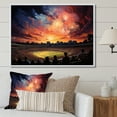 thumbnail image 1 of Designart "In Spotlight Sport Stadium wall art VIII" Architecture Floater Framed Wall Art Living Room, 1 of 7