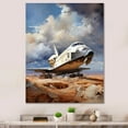 thumbnail image 1 of Designart "In the Space Shuttle s Journey II" Space Shuttle Wall Art Living Room, 1 of 5