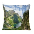 thumbnail image 1 of Designart Incredible View of Tatra Mountains - Landscape Printed Throw Pillow - 18x18, 1 of 1