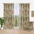thumbnail image 1 of Designart 'Indian Vintage Floral Pattern' Tropical Curtain Panel, 1 of 4