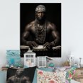 thumbnail image 1 of Designart "Indigenous Cadence I" African American Metal Wall Decor, 1 of 5