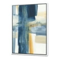 thumbnail image 1 of Designart ' Indigo Panel VI ' Glam Modern Framed Canvas, 1 of 3