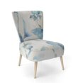 thumbnail image 1 of Designart "Indigold Bird Cottage Family II" Upholstered Farmhouse Accent Chair - Arm Chair, 1 of 5