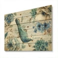 thumbnail image 1 of Designart 'Indigold Cottage Bird Family V' Farmhouse Print on Natural Pine Wood, 1 of 3