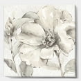thumbnail image 1 of Designart 'Indigold Grey Peonies IV' Farmhouse Canvas Art, 1 of 3