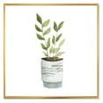thumbnail image 1 of Designart 'Indoor Green Home House Plants in Pots II' Traditional Framed Canvas Wall Art Print, 1 of 5