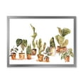 thumbnail image 1 of Designart 'Indoor House Plants Urban Jungle in Flowerpots I' Traditional Framed Art Print, 1 of 4