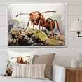 thumbnail image 1 of Designart "Industrious Ant III" Animals Floater Framed Wall Art Living Room, 1 of 7